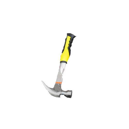 TECHPO Hammers Round head rubber handle Magnetic claw hammer For woodworking and Electronic tool, Woodworking tool