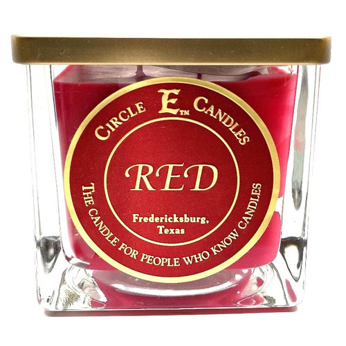 Circle E Candles, Red Scent, Medium Size Jar Candle, 22oz, 2 Wicks