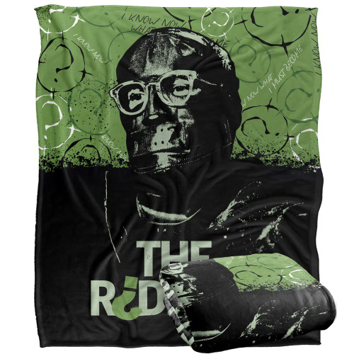 The Batman (2022) Blanket, The Riddler Silky Touch Super Soft Throw Blanket 50" x 60"