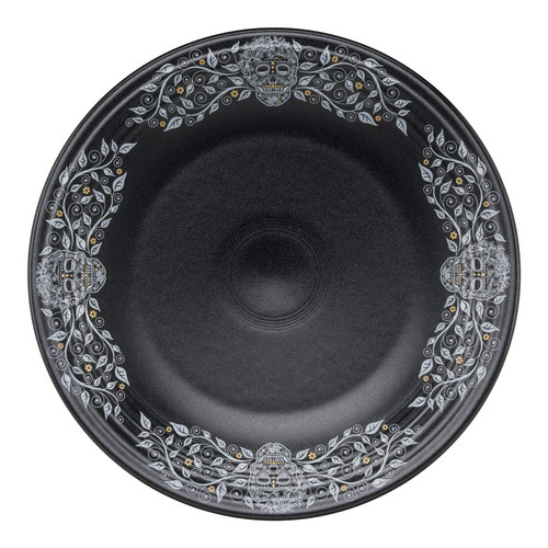 Fiesta 11.75" Chop Plate - Skull & Vine Border