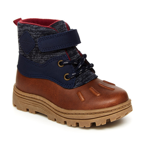 carter's Boy's New Duck Boot, Navy, 9 Toddler
