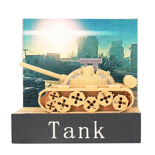 3D Notepad,3D Sticky Notes,Tank Model Notepad Craft Sticky Notes,3D Artistic Notepad,Tear-Away Notepad,Sticky Notes Memo,DIY Creative Post Notes Carving Art Gift for Office Desk Decor