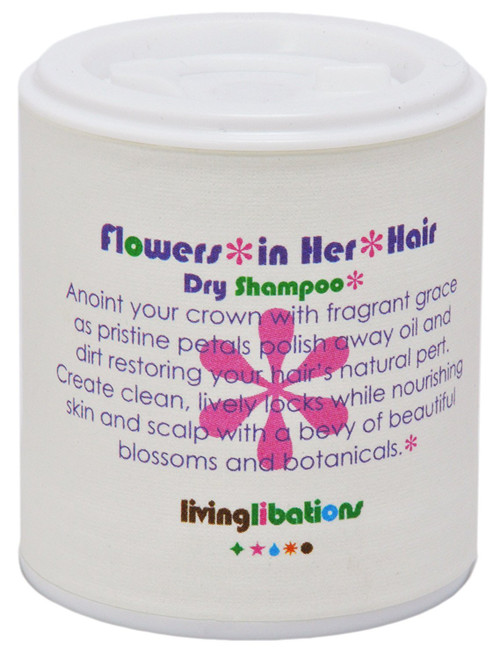 Living Libations - Organic Flowers in Her Hair Dry Shampoo | Natural, Wildcrafted, Vegan Clean Beauty (1.69 oz | 50 ml)