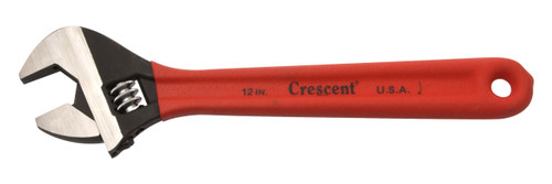 Crescent 12" Adjustable Black Oxide Cushion Grip Wrench MUSA - Boxed - AT112C