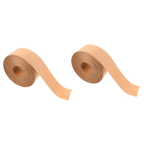 Tofficu 2 Rolls Kraft Paper Tape Tape Kraft Tape Sealing Tape Adhesive Packaging Tapes Paper Gummed Tape Shipping Carton Tape Writable Shipping Tape Brown Paper Packing Tape