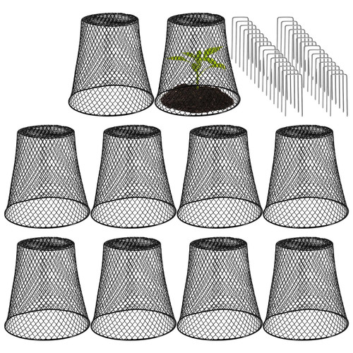 Cloche Dome, Iron Wire Plant Protector Garden Cloche, Plant Protector Cover, Metal Protective Cage, Chicken Wire Cloches Plant Cover, 10pcs Garden Cages for Garden Plants, Vegetables, Strawberries Cloche Dome, Iron Wire Plant Protector Garden Cloche, Plant Protector Cover, Metal Protective Cage, Chicken Wire Cloches Plant Cover, 10pcs Garden Cages for Garden Plants, Vegetables, Strawberries