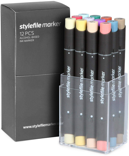 Stylefile Marker Set of 12 C, 12