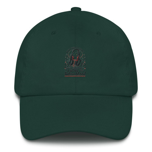 Never Underestimate a Woman with Native Blood American Dad Cap
