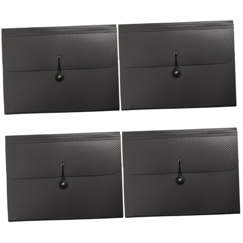 Ciieeo 4 Pcs Extension Folder Expanding Document Folder Expandable Filing Folders Classified Folder Multitool Wallet Expanding File Conference File Jackets A4 Accordion Plastic Briefcase