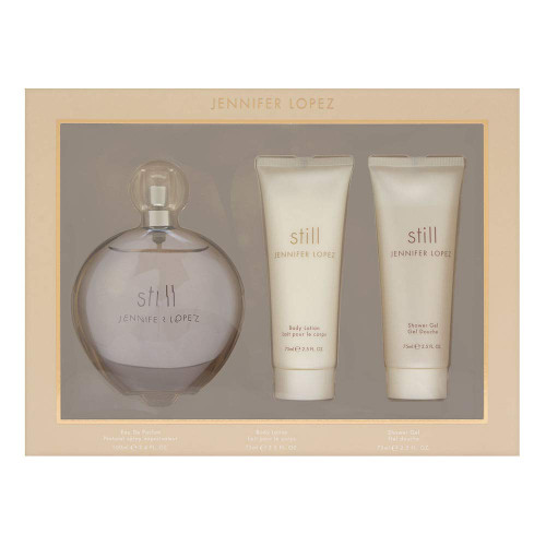 Still By Jennifer Lopez | 3 Piece Gift Set - 3.4 Oz Eau De Parfum Spray, 2.5 Oz Shower Gel, 2.5 Oz Body Lotion | Fragrance For Women