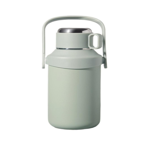 ASSASSIN Thermos Cup Outdoor Sports Insulated Water Cup Large Capacity Thermal Insulated Water Bottle with Handle Water Cup Thermo Cup (Color : Green, Size : A)