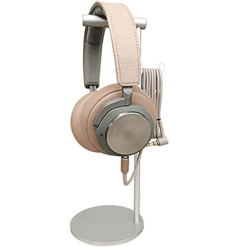 AQUETI Universal Headphone Stand Metal Headphone Stand with Cable Winder Headphone Holder Suitable for All Earphones Headset Stand Headphone Holder (Color : Silver, Size : OneColor) AQUETI Universal Headphone Stand Metal Headphone Stand with Cable Winder Headphone Holder Suitable for All Earphones Headset Stand Headphone Holder (Color : Silver, Size : OneColor)
