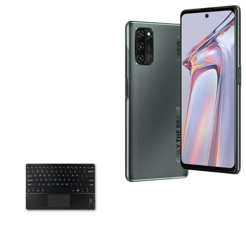 BoxWave Keyboard Compatible with Blackview A100 - SlimKeys Bluetooth Keyboard with Trackpad, Portable Keyboard with Trackpad for Blackview A100 - Jet Black
