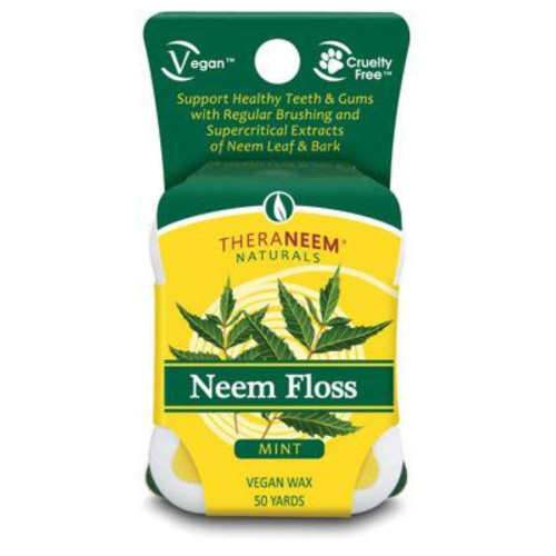 TheraNeem Dental Floss | Mint | 50 Yards | Pack of 3