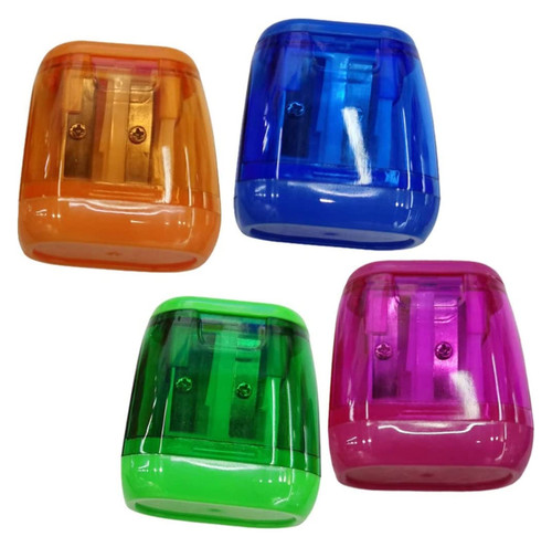 GOOFFY Kids Colored Pencils 4pcs Mini Pencil Sharpeners Manual Pencil Sharpeners Dual Holes Pencil Sharpeners with Lid Plastic Handheld Sharpeners for Travel School Office Colored Pencils Sharpener pe GOOFFY Kids Colored Pencils 4pcs Mini Pencil Sharpeners Manual Pencil Sharpeners Dual Holes Pencil Sharpeners with Lid Plastic Handheld Sharpeners for Travel School Office Colored Pencils Sharpener pe