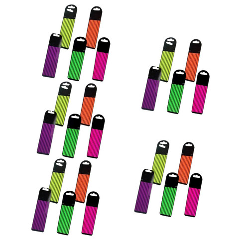 Tofficu 25 Sheets Slim Colorful Book Markers Highlighter Tape Annotation Tabs Page Tabs Sticky Highlighter Strips Memo Note Tabs Page Markers Tabs Book Sticker Major The Pet