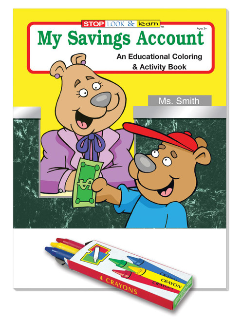 ZOCO - My Saving Account - Kids Educational Coloring Books (25 Bulk Pack, with Crayons) - Learn About Money & Finances - Credit Union, Bank Handouts - Games, Puzzles, Activities for Kids ZOCO - My Saving Account - Kids Educational Coloring Books (25 Bulk Pack, with Crayons) - Learn About Money & Finances - Credit Union, Bank Handouts - Games, Puzzles, Activities for Kids