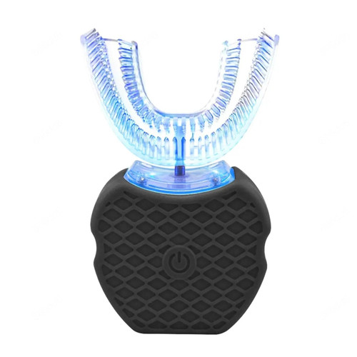 VIDECOR Electric Toothbrush Adults, Selling U-Shaped 360 Degree Automatic Sonic Electric Toothbrush,Rechargeable IPX7 Waterproof,Black