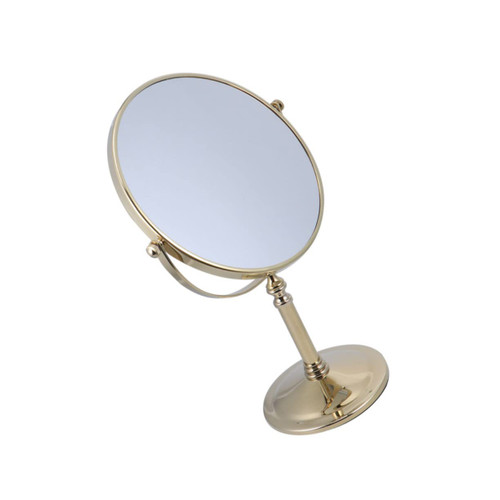 minkissy 1pc Womens Cosmetic Mirror Magnifying Mirror with Stand Two-Sided Mirror Make up Mirror Table Mirror with Stand Double Sided Makeup Mirror Tabletop Mini Dressing Table Mirror Miss