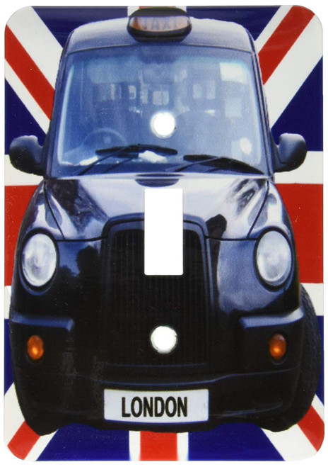 3dRose lsp_113050_1 London Black Taxi Cab on British Flag Union Jack Background Uk Great Britain United Kingdom Travel Light Switch Cover 3dRose lsp_113050_1 London Black Taxi Cab on British Flag Union Jack Background Uk Great Britain United Kingdom Travel Light Switch Cover