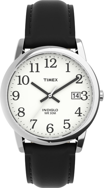 Timex Men's Easy Reader Date Leather Strap Watch