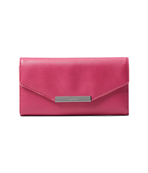 NINE WEST Verna Check Wallet Berry One Size