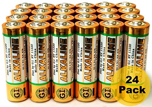 AA Batteries 1.5 Volt GI Alkaline Double A Battery (24) AA Batteries 1.5 Volt GI Alkaline Double A Battery (24)