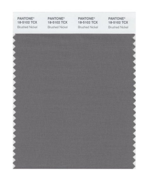 Pantone 18-5102 TCX Smart Color Swatch Card, Brushed Nickel