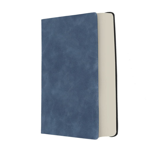 KKNH Notebook Notepad Journal Thickened Simple Horizontal Line A4 Notebook Retro Soft Leather Diary Very Suitable for School Office Home Use Business Student (Color : Dark Blue)