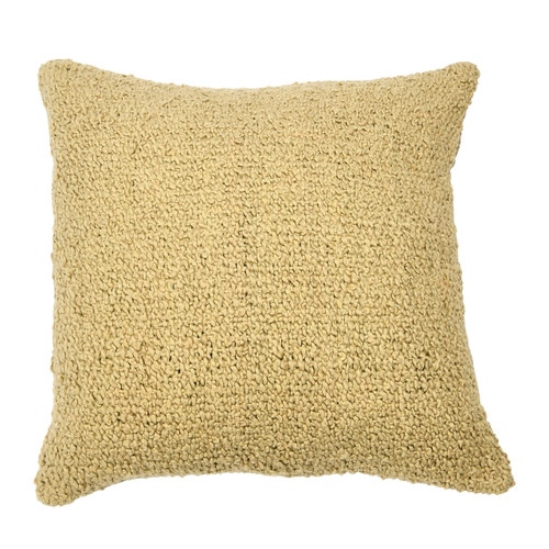 Creative Co-Op 20" Square Boucle Cotton Pillow Decorative Pillow, 20" x 20", Beige
