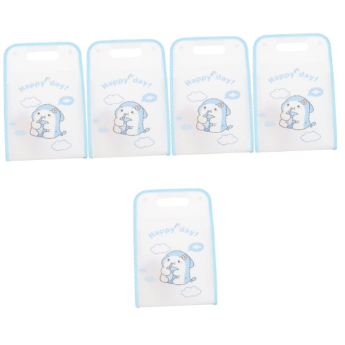 STOBOK 5pcs Portable Folder Document Folder Document Organizer Expanding File Folder Letter Storage Business Folder File Organizer A4 Document Holder File Rack Pp High Capacity