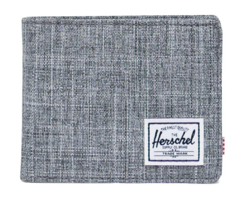 Herschel Supply Co. Roy Coin RFID Raven Crosshatch One Size