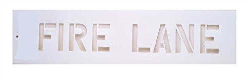 HY-KO Products PLS-51 Fire Lane Parking Lot Stencil, 3"