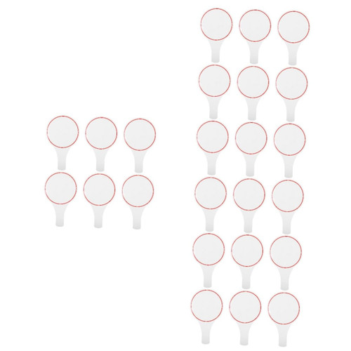 24 Pcs Score Board Dry Erase Answer Paddle Dry Erase Lap Boards Auctions Dry Erase Paddles Erasable Answer Game Board Response White Board Handheld Foam Student Wipe The Board Mini