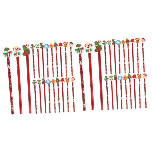 TEHAUX 72 Pcs Christmas Pencil Holiday Pencils Snowman Pencils Kids Lovely Pencils Christmas Erasers for Kids Writing Pencils Holiday Wood Pencils Drawing Pencil Wooden Portable Student TEHAUX 72 Pcs Christmas Pencil Holiday Pencils Snowman Pencils Kids Lovely Pencils Christmas Erasers for Kids Writing Pencils Holiday Wood Pencils Drawing Pencil Wooden Portable Student