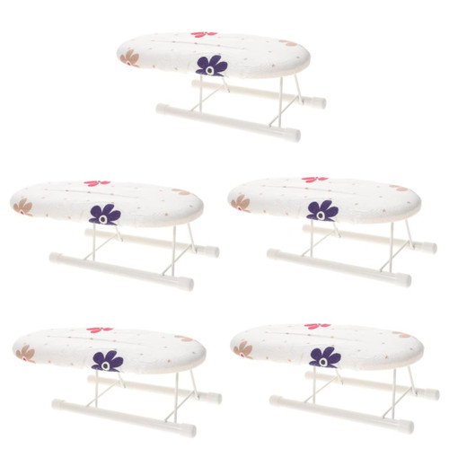 Zerodeko 5pcs Ironing Board Clothes Iron Ironing Table Iron Board Iron Table Tabletop Ironing pad Small Iron Tabletop Ironing Stool Iron Stand for Fabric Wall-Mounted Frame Travel