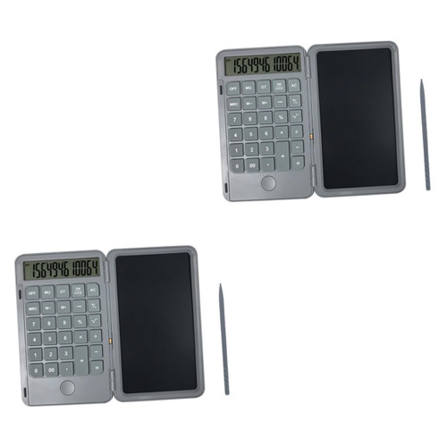 NUOBESTY 2pcs Tablet Calculator Foldable Calculator Rechargeable Calculator LCD Writing Tablet E Tool LCD E- Writing Board Calculator Notepad Desktop E-Book Office Silicone Button NUOBESTY 2pcs Tablet Calculator Foldable Calculator Rechargeable Calculator LCD Writing Tablet E Tool LCD E- Writing Board Calculator Notepad Desktop E-Book Office Silicone Button