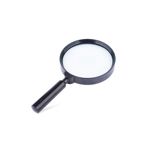 YJXJJD High-Definition Magnifying Glass, Large Mirror 130mm, Reading 5 Times, Hand-held Magnifying Glass, Suitable for The Elderly to Read