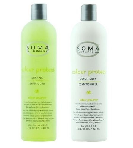 Soma Hair Technology Colour Protect Shampoo & Conditioner 16oz Health Care Family