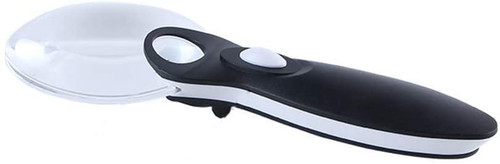 Magnifiers Reading Magnifier, 10X Handheld Child Elderly Magnifying Glass 20X Acrylic Optical Lens Identification Loupe Interesting