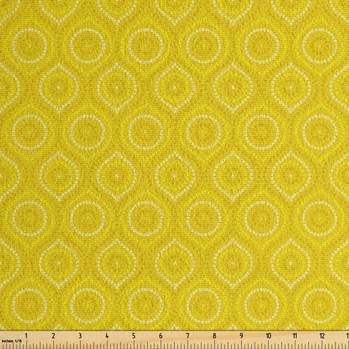 Ambesonne Aboriginal Faux Suede Fabric by The Yard, Yellow Color Palette Monochromatic Dotted Nested Motifs Pattern, for Indoor Outdoor DIY Projects Upholstery, 3 Yards, Yellow Mustard Ambesonne Aboriginal Faux Suede Fabric by The Yard, Yellow Color Palette Monochromatic Dotted Nested Motifs Pattern, for Indoor Outdoor DIY Projects Upholstery, 3 Yards, Yellow Mustard