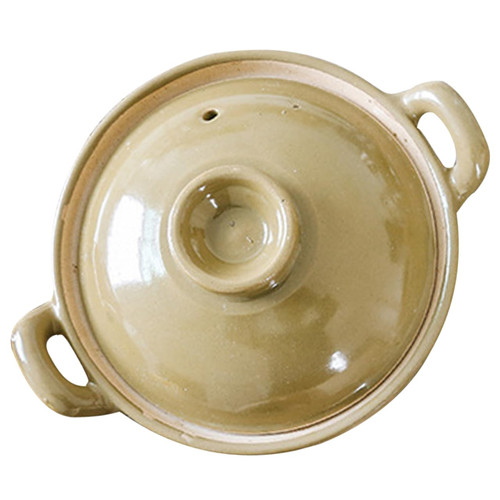 Mikinona Amphora Casserole Soup Pot Braising Pan with Lid Stew Pots with Lids Korean Cooking Pot Ceramic Casserole Hot Pot Casserole Earthen Pot Casserole Braiser Pan Suki Ceramic Bowl Clay