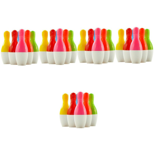 TEHAUX 100 Pcs Bowling Retractable Pen Roller Pen Fun Pens Bowling Party Favors Message Pens Ballpoint Pens Funny Decked Accessories Student Supply Bulk Fine Ballpoint Pen Plastic Office