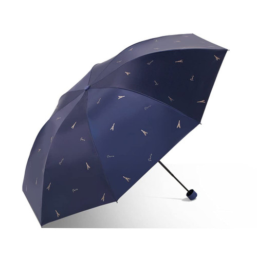 WYH Automatic Garden Umbrella Parasol Strong Compact Folding Waterproof Umbrella Sun, Sunny and Rainy Parasol (Color : B)
