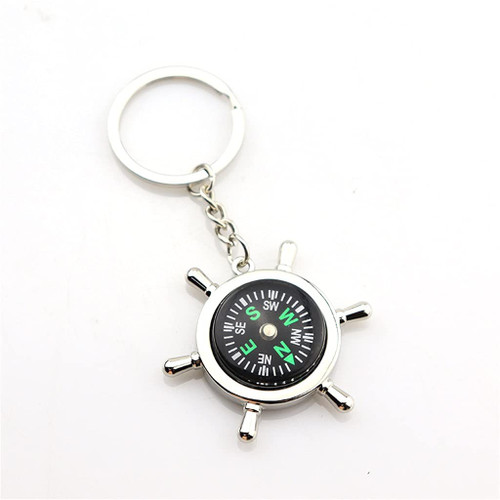 Classic Survival Compass Key Chain Outdoor Camping Hiking Compass Navigator Riding Tool Carabiner Climbing Equipment
