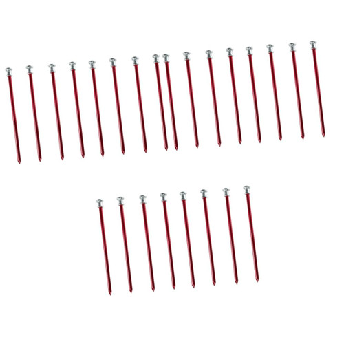Sosoport 24 Pcs Ground Nail Rod Stakes Nail Spike Canopy Nails Hiking Tent Stakes Garden Tent Stakes Camping Peg Safe Tent Peg Hiking Peg Garden Stakes Metal Tent Pegs Accessories Aluminum