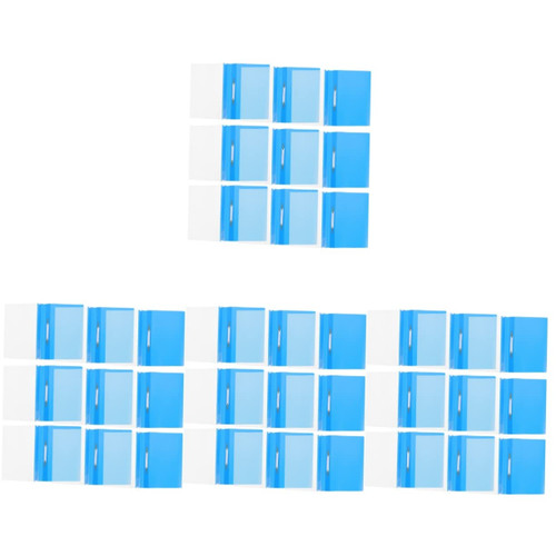 Tofficu 60 Pcs Folder Storage Book Plastic Project Pockets Folder Copy Safe Envelope Clear Folder Plastic Document Folders A4 Project File Folders Paper Folder Material Office Pp File Set