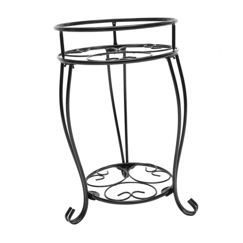Milisten Wrought Iron Flower Stand Indoor Plant Outdoor Planter Pots Indoor Flower Pots Outdoor Flower Stand Large Plant Pot Flowerpot Stand Small Plant Stand Front Door