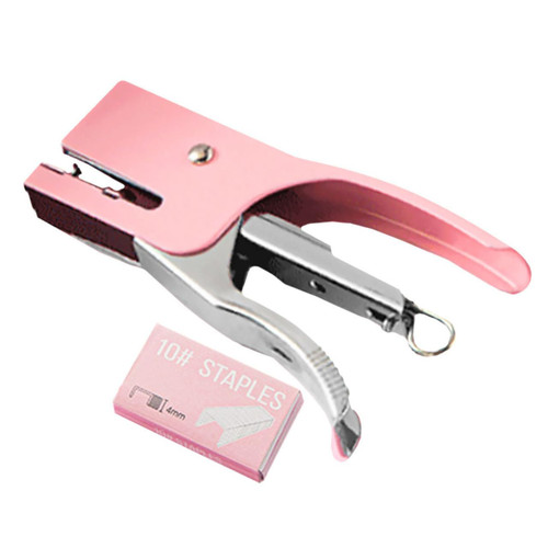 STOBOK 5 Sets Hand-held Stapler Manual Stapler Staplers Document Stapler Professional Paper Stapler Metal Stapler Standard Stapler Stationery Stapler Daily Student Metal Desk Portable