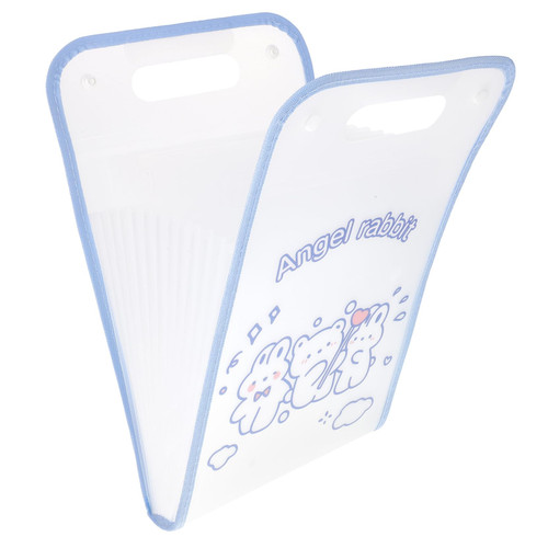 MAGICLULU 5pcs Portable Folder File Folder Organizer Accordion Document Organizer Business File Document Bag School Folder Cartoon Wallet Portable File Folder A4 Scalable Storage Box Pp